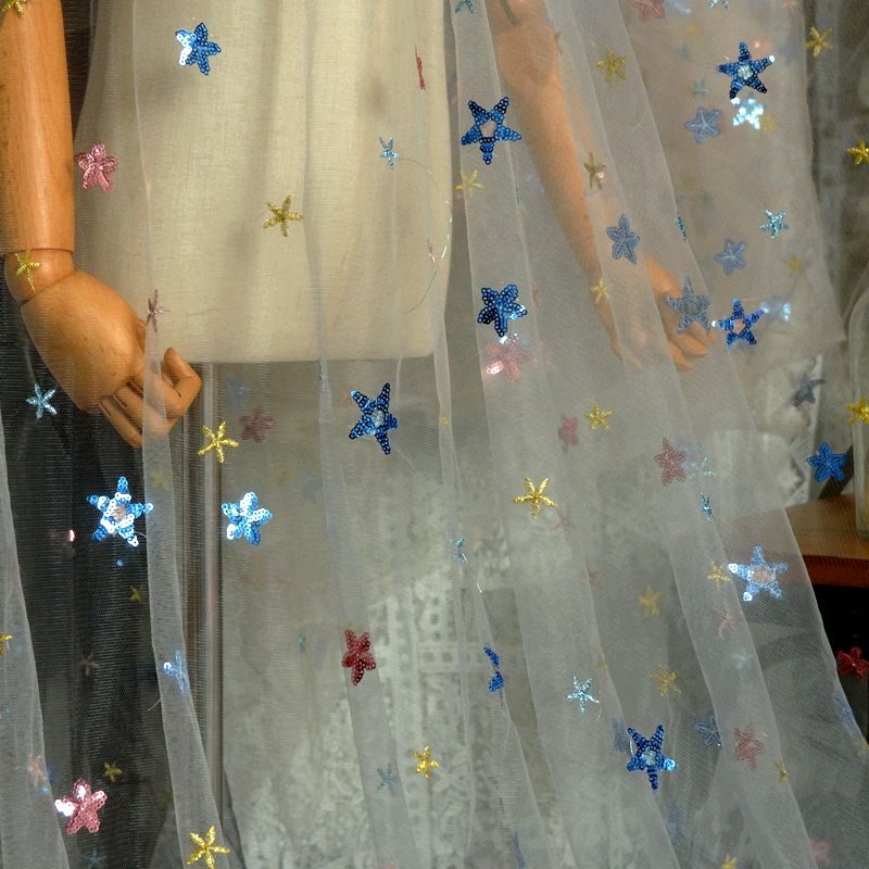 50x150cm Embroidered Star Net  - Baby Clothing Organic incelemesi ve fiyatı