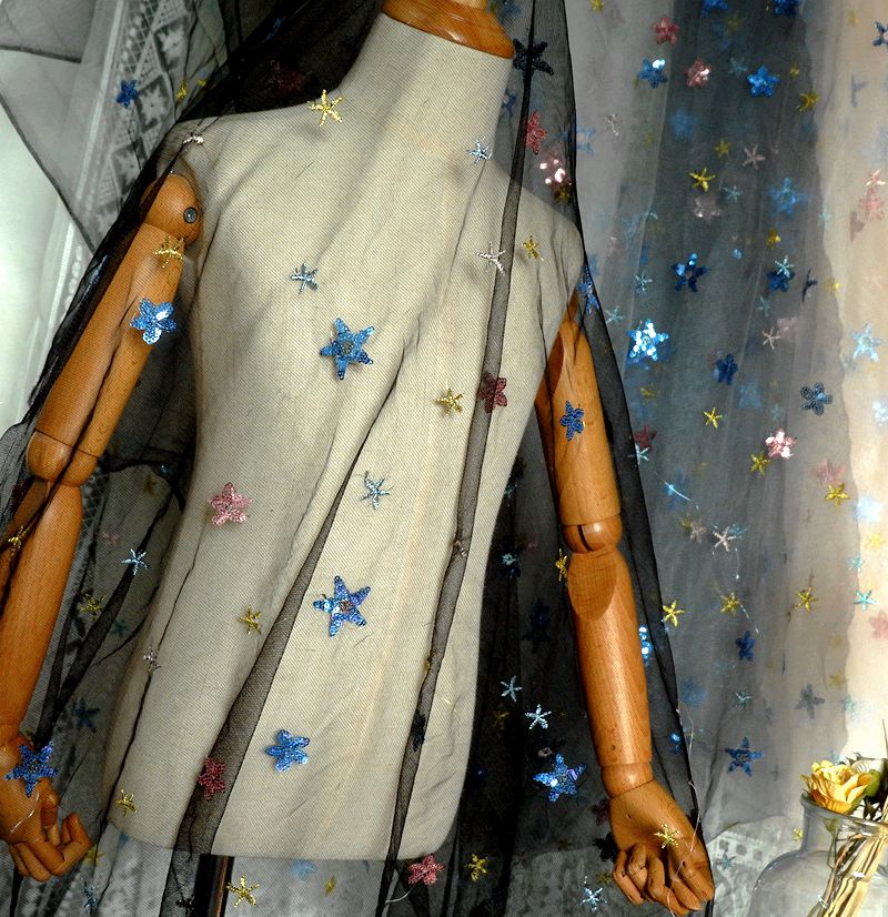 50x150cm Embroidered Star Net  - Baby Clothing Organic incelemesi ve fiyatı