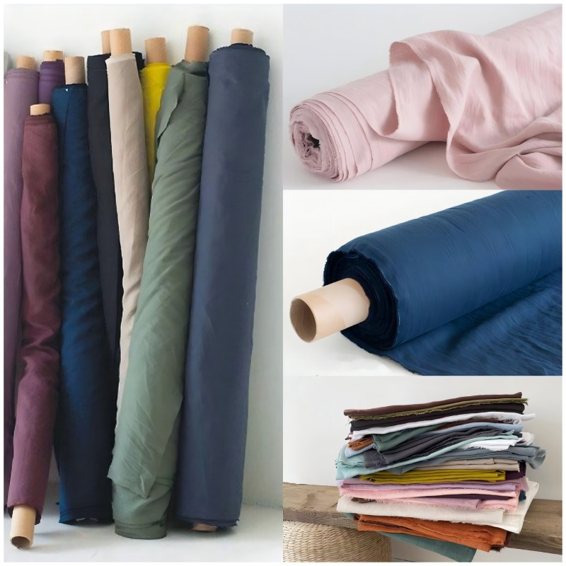 280cmx100cm Pure Linen Fabric  - Baby Clothing Organic incelemesi ve fiyatı