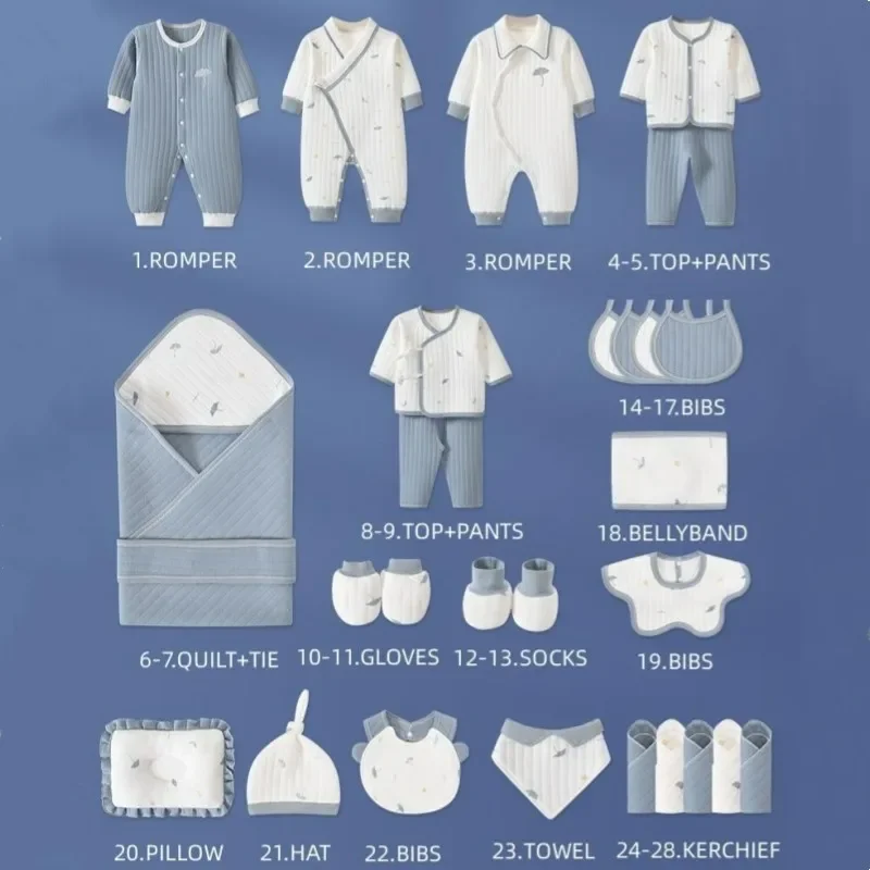 Newborn Baby 28 Pcs Gift Sets  - Baby Clothing Organic incelemesi ve fiyatı