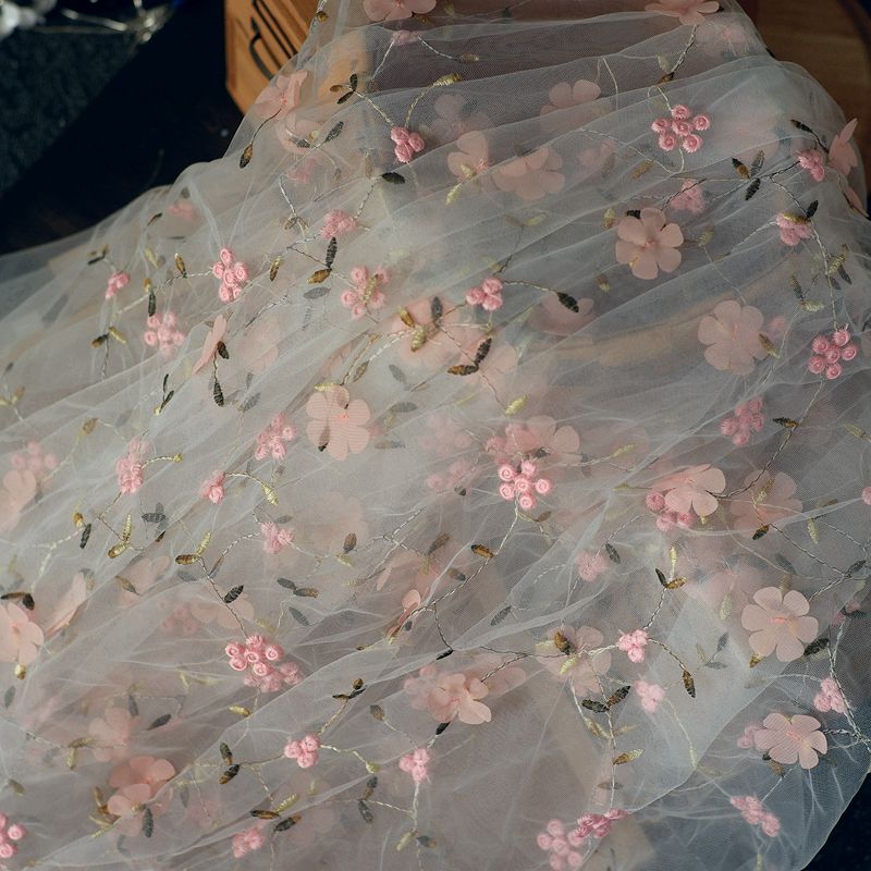 0.5m Embroidered Flower Mesh F - Baby Clothing Organic incelemesi ve fiyatı
